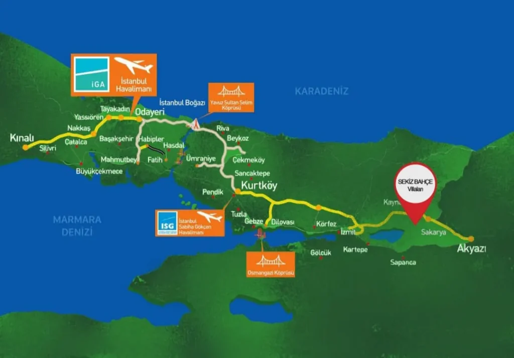 Srk İnşaat sekiz bahçe villaları (5)